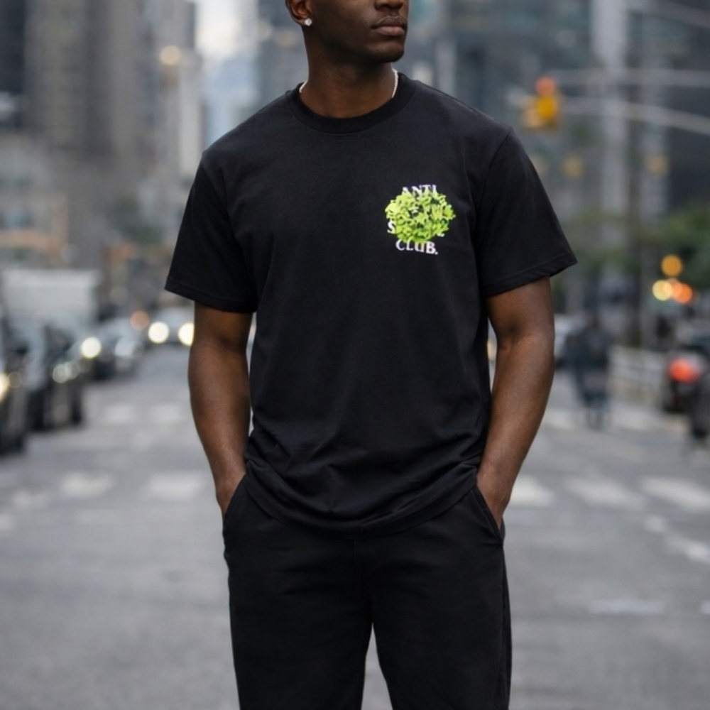 Anti Social Social Club All Rise Tee Black Size M ASSC Streetwear
